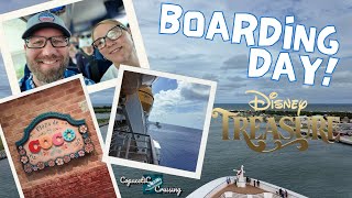 All Aboard the Disney Treasure! | First Night Feast at Plaza De Coco | Disney Cruise