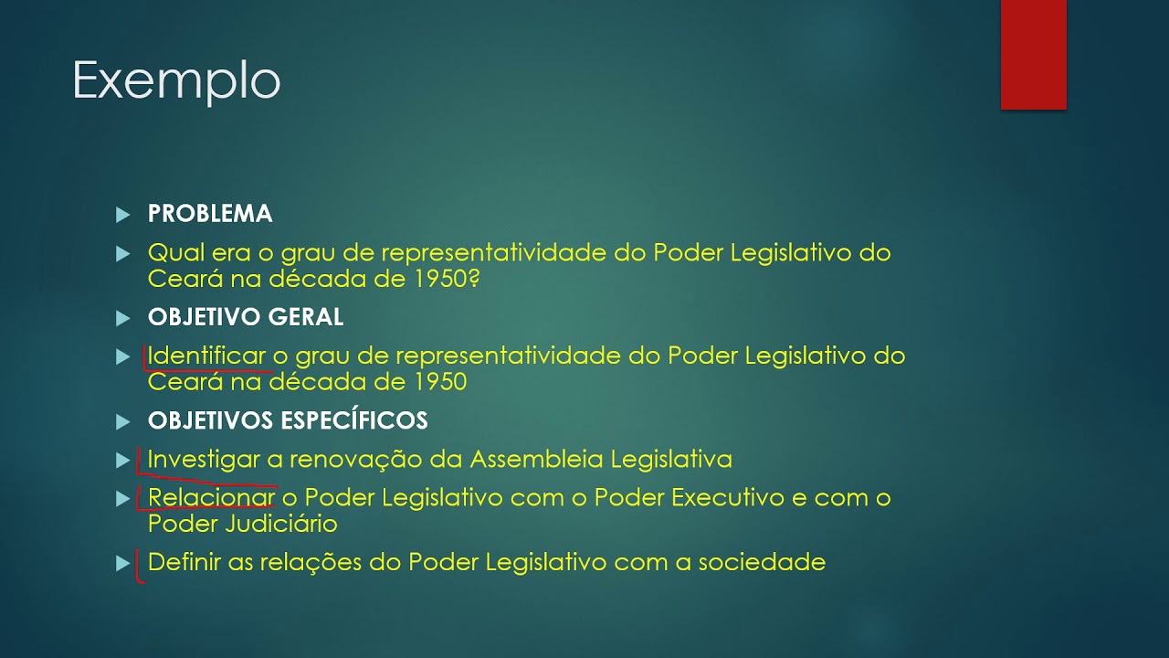 Metodologia da Pesquisa Científica Objetivos