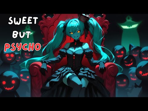 Sweet but Psycho  ღ Nightcore ღ  (Lyrics)