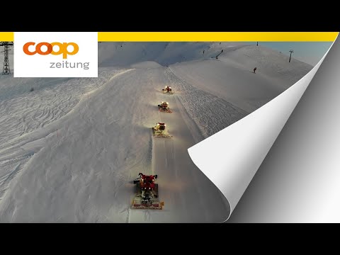 Warum ist die Piste flach? Pistenbully fahren am Jakobshorn - Davos hinter den Kulissen