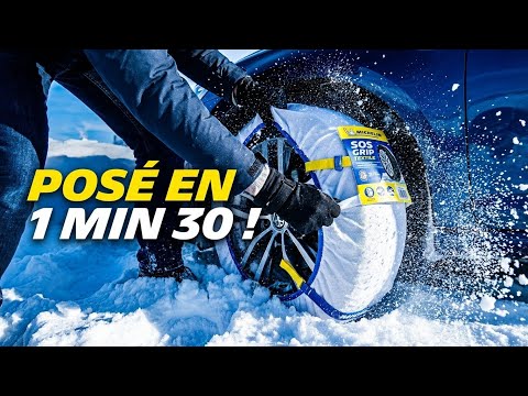 Chaussettes neige Michelin : vraiment mieux que les chaînes ?