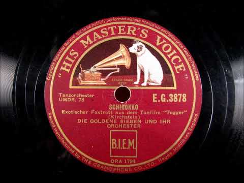 SCHIROKKO German Jazz by Die Goldene Sieben 1937