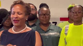 NYC Department of Citywide Administrative Services (DCAS) Dawn M. Pinnock Speaks at DSNY (6/7/22)