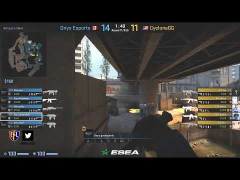 CS:GO Fight Night© | Onyx vs Cyclone GG | ESEA Advanced | Caster Ziggy