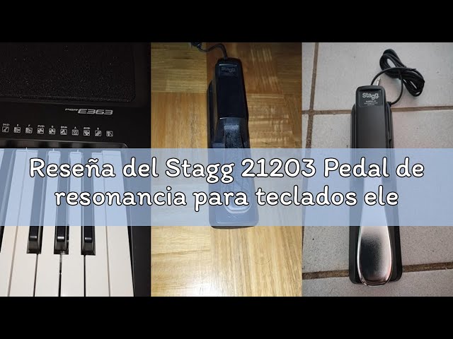Vídeo relacionado con Stagg 21203 Pedal de resonancia para teclados electrónicos