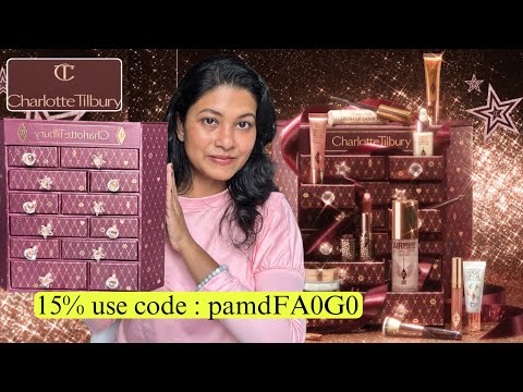 NEW! CHARLOTTE'S LUCKY CHEST OF BEAUTY SECRETS - Advent Calendar   - 15% Off code - pamdFA0G0