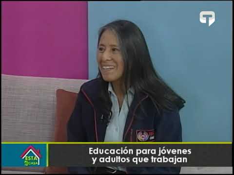 Educación para jóvenes y adultos que trabajan