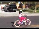 2006 December Marcie And Madison Riding Their Bicycle