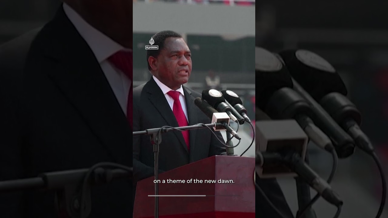 Video: Hichilema sworn in for second term after Zambia’s disputed August election