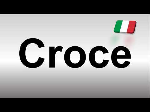 How to Pronounce Croce (Italian)