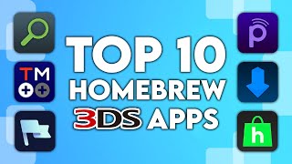 Top 10 Essential 3DS Homebrew Apps! | Full Guide!