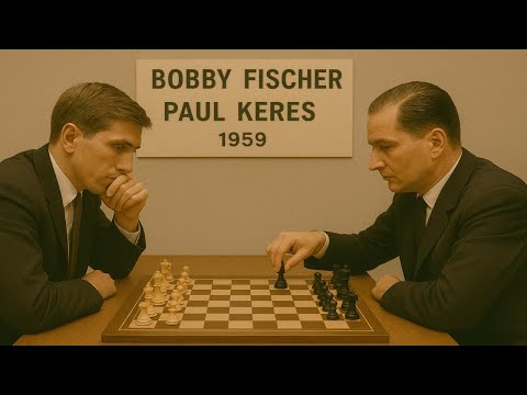 Bobby Fischer vs Paul Keres * It Zurich (Switzerland ) 1959
