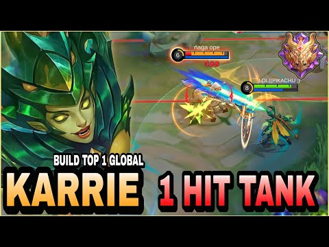Offlane Monster!! Karrie Insane Damage - Build Top 1 Global Karrie ~ MLBB