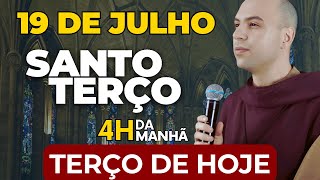 TERÇO DE HOJE 19/07/2025 - SÁBADO - MISTÉRIOS GOZOSOS