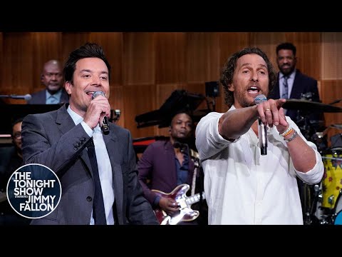 Matthew McConaughey Turns His Children's Book Just Because into a Song | The Tonight Show