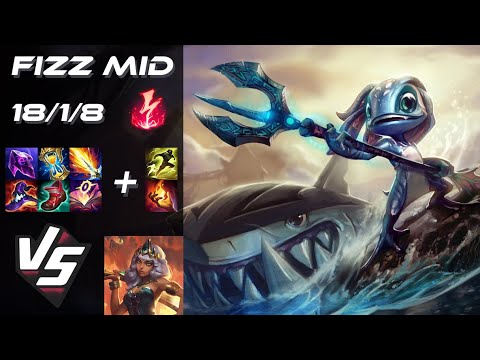 MID Fizz vs Qiyana - EU Challenger Patch 25.S1.3