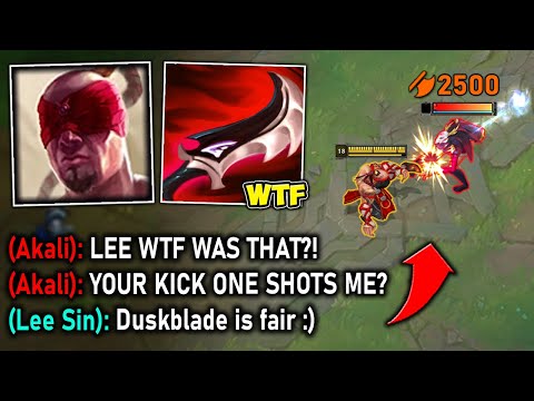 Lee Sin but I delete you in 0.01 seconds and make Akali quit League of Legends