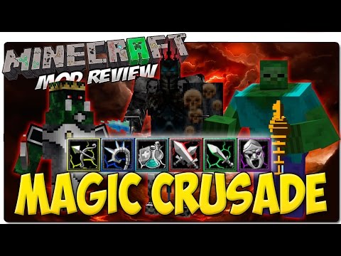 MAGIC CRUSADE MOD FOR MINECRAFT 1.7.10 |  Apocalypse minecraft 4 factions and weapons mod