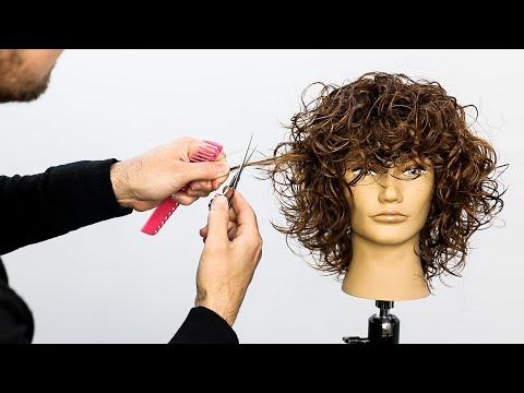 Curly Layered Haircut Tutorial | Full Step By Step