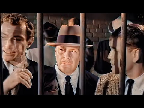 Lee Van Cleef | The Big Combo 1955 | Film-Noir, Crime | Colorized Full Movie