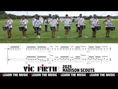 LEARN THE MUSIC | 2025 Madison Scouts Snare Line