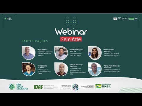 Selo ARTE - Senar-ES + Mapa + Seag + Idaf