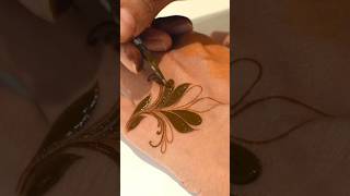 Mehndi design easy and beautiful | learn how to make henna leaves|#mehndidesign #satisfying