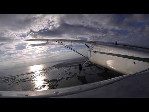 Gusty Crosswind Landings in a Cessna 170