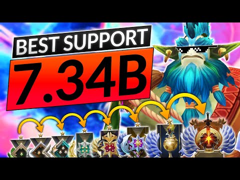 BEST HERO FOR FREE MMR IN 7.34b - Nature's Prophet Support (NEW BUILD) - Dota 2 Position 5 Guide