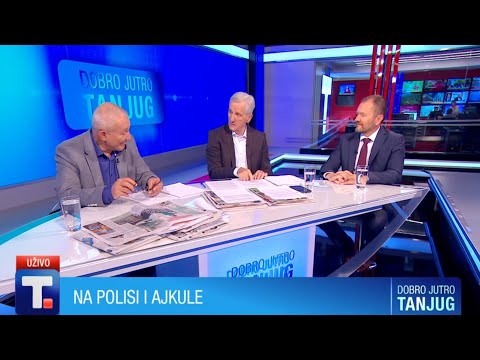 DOBRO JUTRO TANJUG - Turističko osiguranje i od ujeda ajkule • Bratislav Grbić