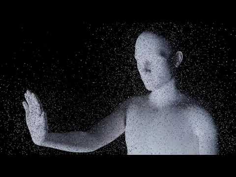 #Футаж человек распадается на пиксели ◄4K•HD► #Footage a person disintegrates into pixels