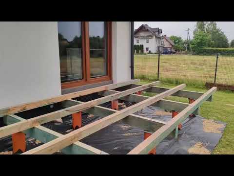 Kamilek Mega + taras w budowie( konstrukcja).