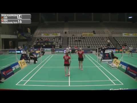 Efler / Kaepplein vs Fruergaard / Thygesen (WD, 1/4 Finals) - 2015 Belgian International