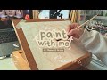 paint with me ☕: watercolor study + mini desk tour // ft. meeden & artify ♡