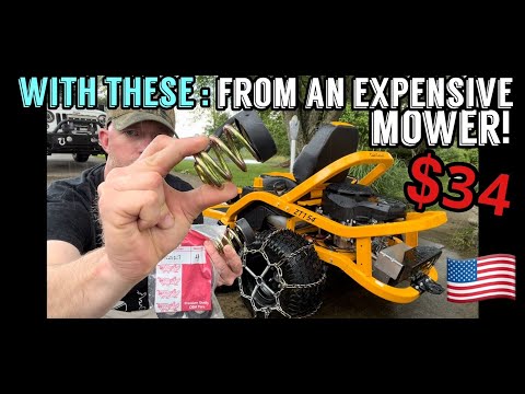 Update Your Cub Cadet ZT Seat Springs - Smooth Baby!