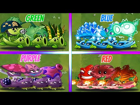 4 Team Pair Vine + Random Plants | Plants Battle Who Will Win ?? | PVZ 2
