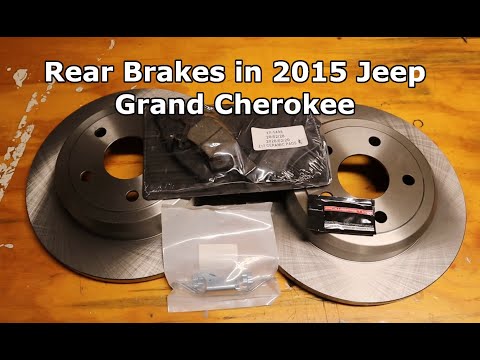 Replacing the rear brakes in a 2015 Jeep Grand Cherokee (WK/WK2)