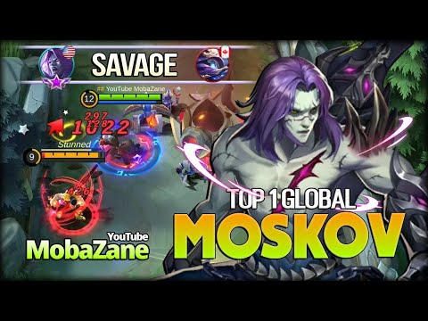 SAVAGE PERFECT! Untouched Spear King. YouTube MobaZane Top 1 Global Moskov - MLBB