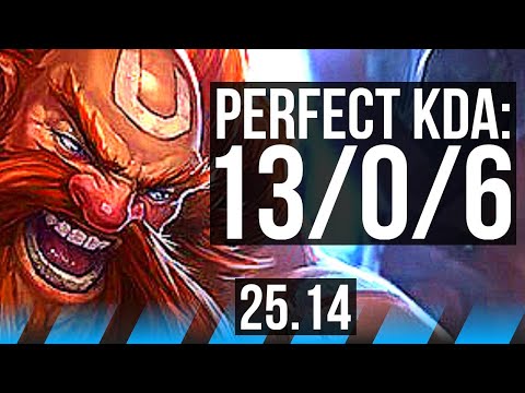 GRAGAS vs AKALI (MID) | 13/0/6, Legendary | NA Challenger | 25.14