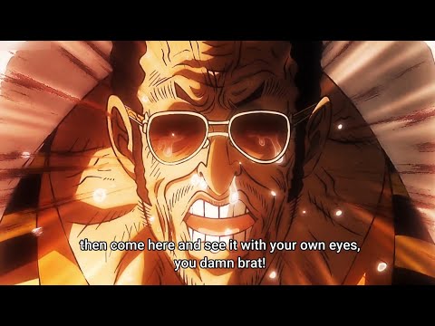Kizaru Crying for Vegapunk's Death (English Sub)