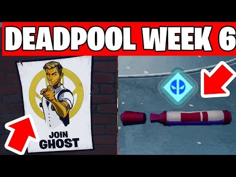 DEADPOOL WEEK 6 CHALLENGES AND REWARD FORTNITE