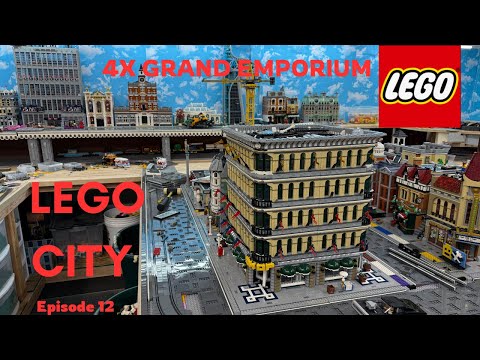Lego City Update 12  Huge Grand Emporium #lego #legocity #afol #