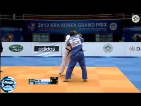 Judo Grand Prix Jeju 2013 Bronze -81kg PACEK Robin (SWE) - NTANATSIDIS Alexios (GRE)