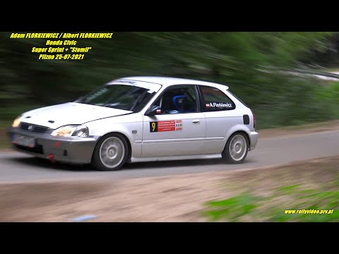 Adam FLORKIEWICZ / Albert FLORKIEWICZ - Honda Civic - Super Sprint + "Stomil" Pilzno 25-07-2021
