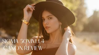 The BEST Lens For Portrait Photography - Sigma 50mm 1.4 Canon Review