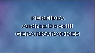 Perfidia - Andrea Bocelli - Karaoke