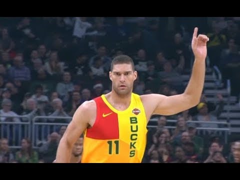 Brook Lopez Highlights vs Cavaliers RS19G26 - 12 Pts, 3 Blks (10.12.18)