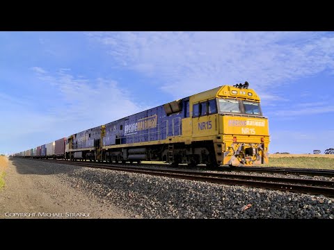 5MA5 Pacific National Container Train (10/1/2019) - PoathTV Australian Railways