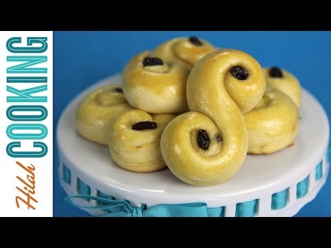 How to Make Lussekatter | Swedish Saffron Buns | Hilah Cooking