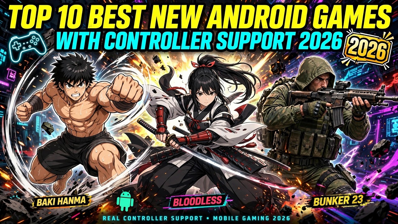 Top 10 Best New Android Games With Controller Support 2026